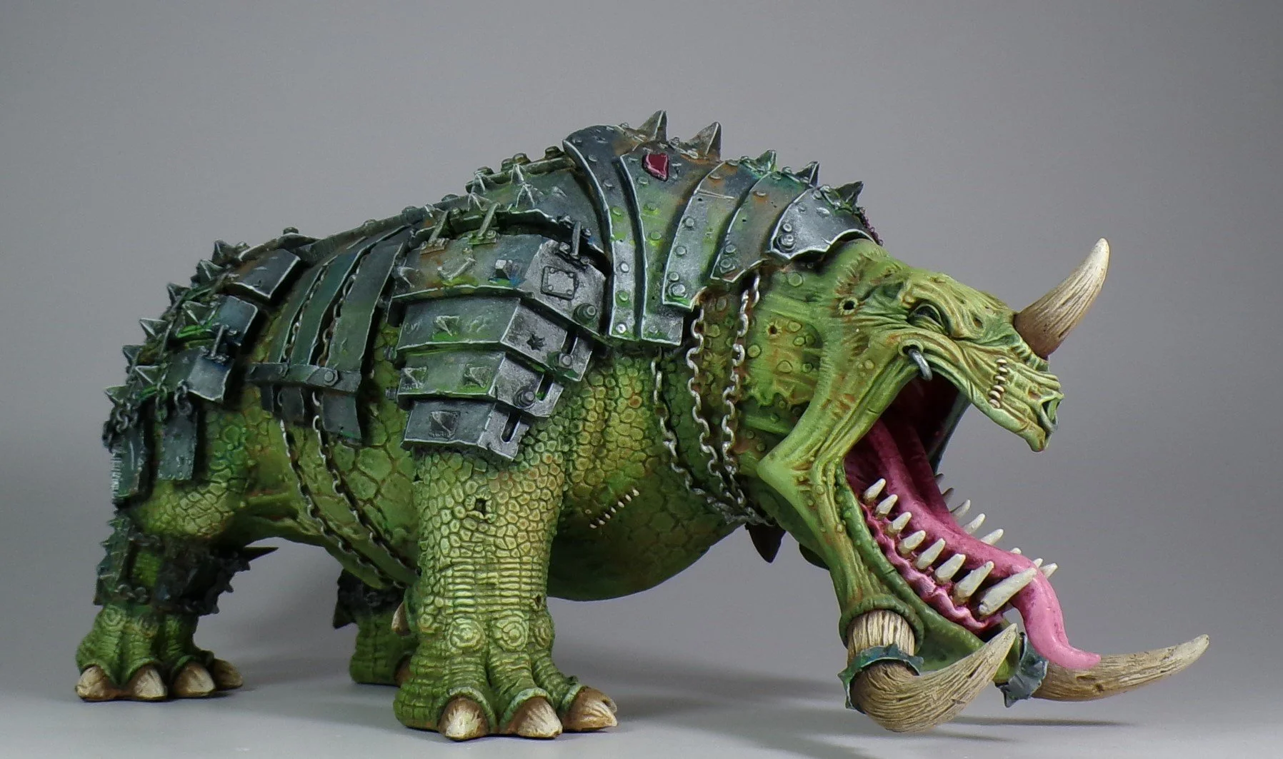 Painting Space Ork Forgeworld Squiggoths! — Paintedfigs Miniature